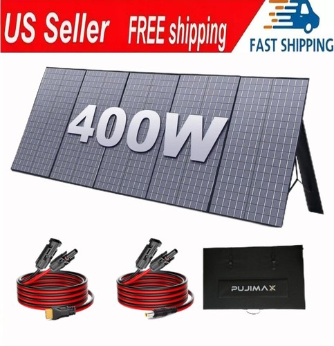 Portable Foldable PUJIMAX Solar Panel 400W For Generator Power Station Camping