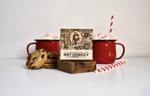 Dr. Squatch Hot Choccy Cocoa Christmas Soap 5oz Chocolate Made In USA - Picture 4 of 4