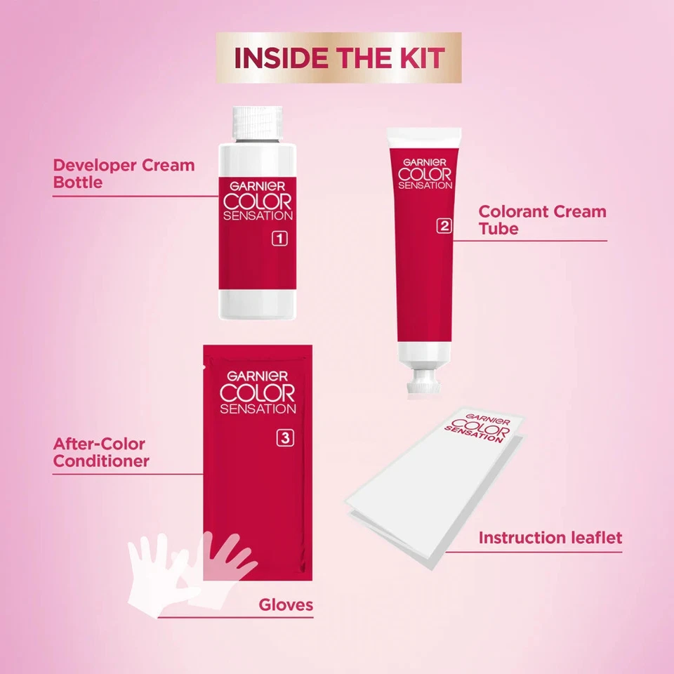 Garnier Color Sensation Colorazione Permanente 6.0 Biondo scuro - Immagine 3 di 4