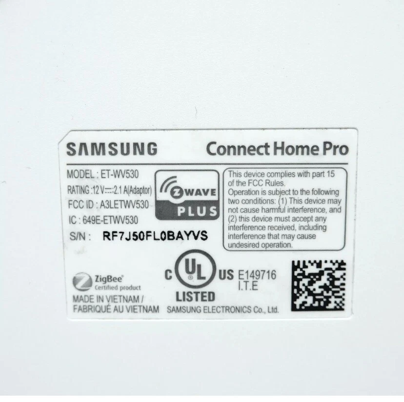 Samsung Connect Home Pro Smart WiFi System 4X4 MIMO ET-WV530 - Image 3 of 4