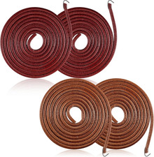4 Pcs Treadle Sewing Machine Leather Belt Replacement 72 X 3/16 Inch Cow Leather