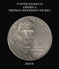 Photo of a 2010-D Jefferson Nickel from an eBay sale