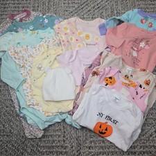 Baby Girl Clothes Lot Of 16 Sizes 0-3M, 3M, 3-6M