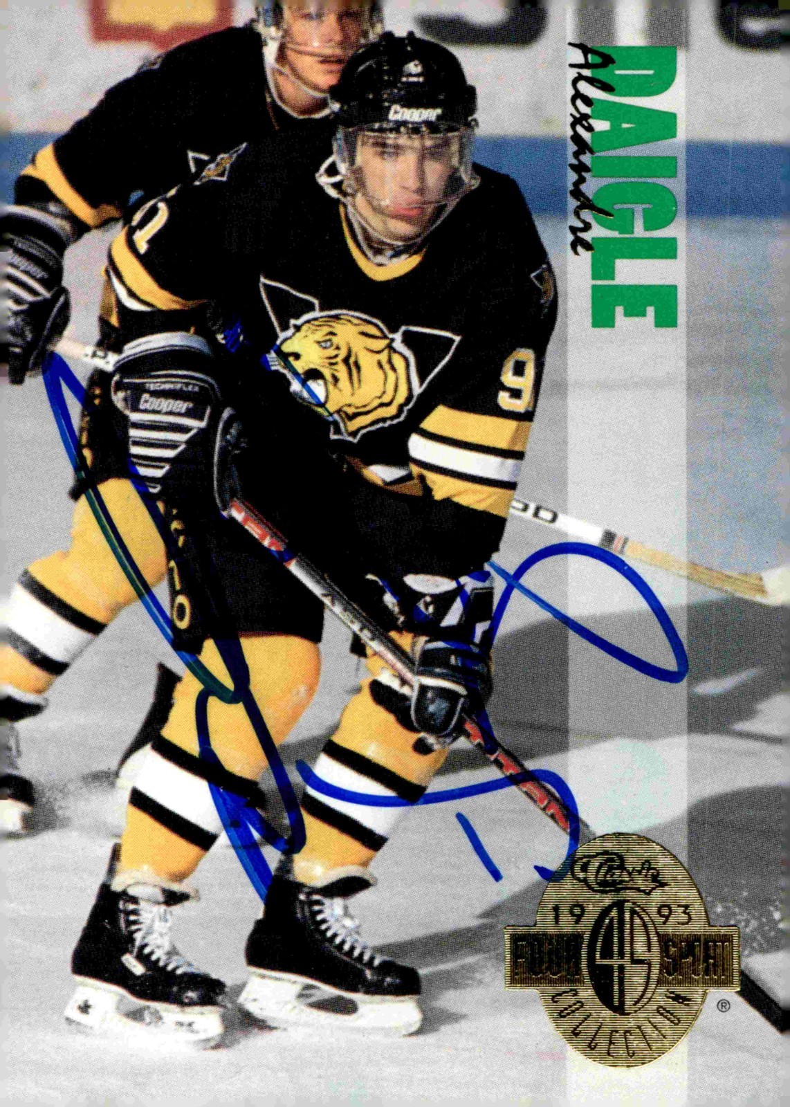 Alexandre Daigle - Signed 1993-94 Classic Four Sport Collection Card #185
