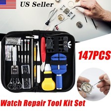 Watch Repair Kit, 147 PCS Watch Battery Replacement Tool Kit Watch Remover Tool