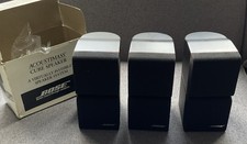 Bose Acoustimass Double Cube Red Line Speakers Set of 3 Black