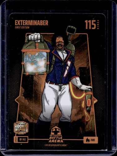 2025 Bo Jackson Battle Arena Exterminaber Rookie Inspired Fire #BF-145