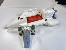 1979 Fisher Price Alpha Probe Space Ship with Shuttle  Astronauts WORKS