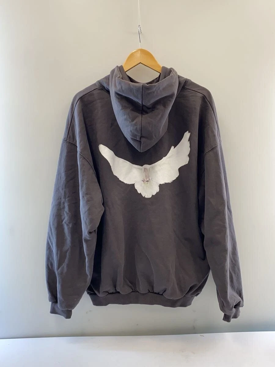 Felpa con cappuccio YEEZY GAP ENGINEERED BY BALENCIAGA grigia L usata