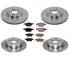 FR Brake Rotors & Ceramic Pads for 13-16 Front Wheel Drive Ford Escape 1.6L 2.0L