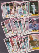 1981 Fleer Baseball Card Lot of 24 Different Montreal Expos NM Avg Vintage