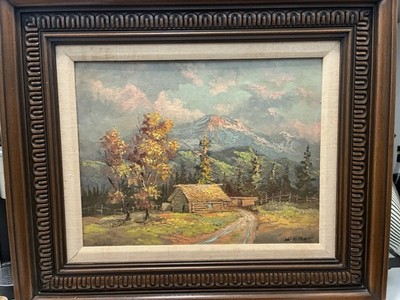 FRED OLDFIELD Original Oil Painting After The Storm Landscape Listed WA