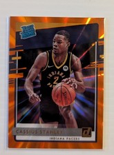 Panini Donruss Basketball CASSIUS STANLEY Rated Rookie Orange Laser 2020-21 #225