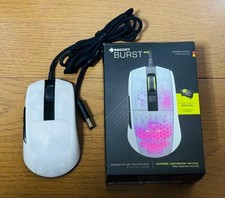 Roccat Burst Pro Wired Gaming Mouse White Unused Tested