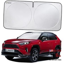 Car Windshield Sunshade - Advanced Light-Blocking Protection, Foldable Sun