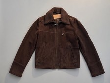 Lederjacke Wildleder Jacke Herren Gr. M