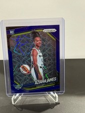 2025 Panini Prizm WNBA #141 Aziaha James Blue Velocity Prizms