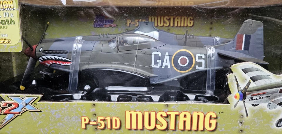 Ultimate Soldier Segunda Guerra Mundial Mk.4 A Mustang Raf Sharkmouth escala 1:32 sin usar, en caja Foto 3 de 4