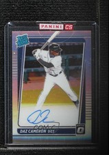 2021 Donruss Optic Rated Rookie Signatures Holo Prizm Daz Cameron Auto 0c6