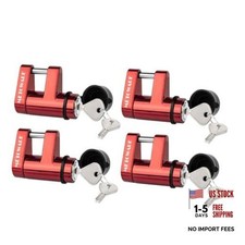 Trailer Coupler Lock 1/4" Dia 3/4" Span Fits Latch Coupler - Trailer 4 Pack