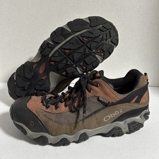 Oboz Men's Firebrand II Low Waterproof Hiking Shoe - Earth / Red Size 11