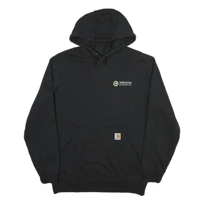 CARHARTT Hoodie en Coton Mélangé Noir M À Enfiler Inductive Automation - Photo 1/4