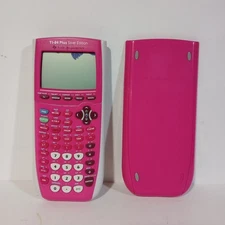 Texas Instruments TI-84 Plus C Silver Edition Pink Graphing Calculator