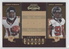2007 Playoff Contenders Draft Class Gold Jamaal Anderson Laurent Robinson 0a1