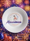 1999 Fiesta New Millennium Dancing Lady 9" Plate - Federated Stores Exclusive