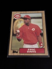 1987 Topps Tiffany Baseball Eric Davis Cincinnati Reds #412 PWE