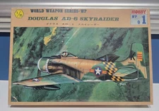 Tsukuda Hobby - Douglas AD-6 Skyraider 1:72 Model Kit WP01 ~ Sealed Parts in Box