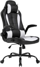 Ergonomic PC Gaming & Office Chair, High Back PU Leather with Lumbar Support