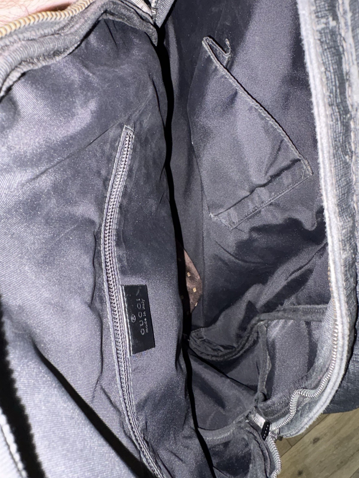 Gucci Black Backpack Zip Closure Adjustable Strap… - image 4