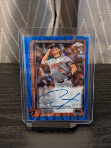 2025 Topps Chrome - Coby Mayo /150 Blue Raywave Refractor Rookie Auto RA-CMA