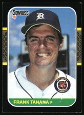 1987 Donruss Frank Tanana #152 Detroit Tigers
