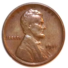 1911-S Lincoln Cent - Very Fine - #9570-8C - DETAILS