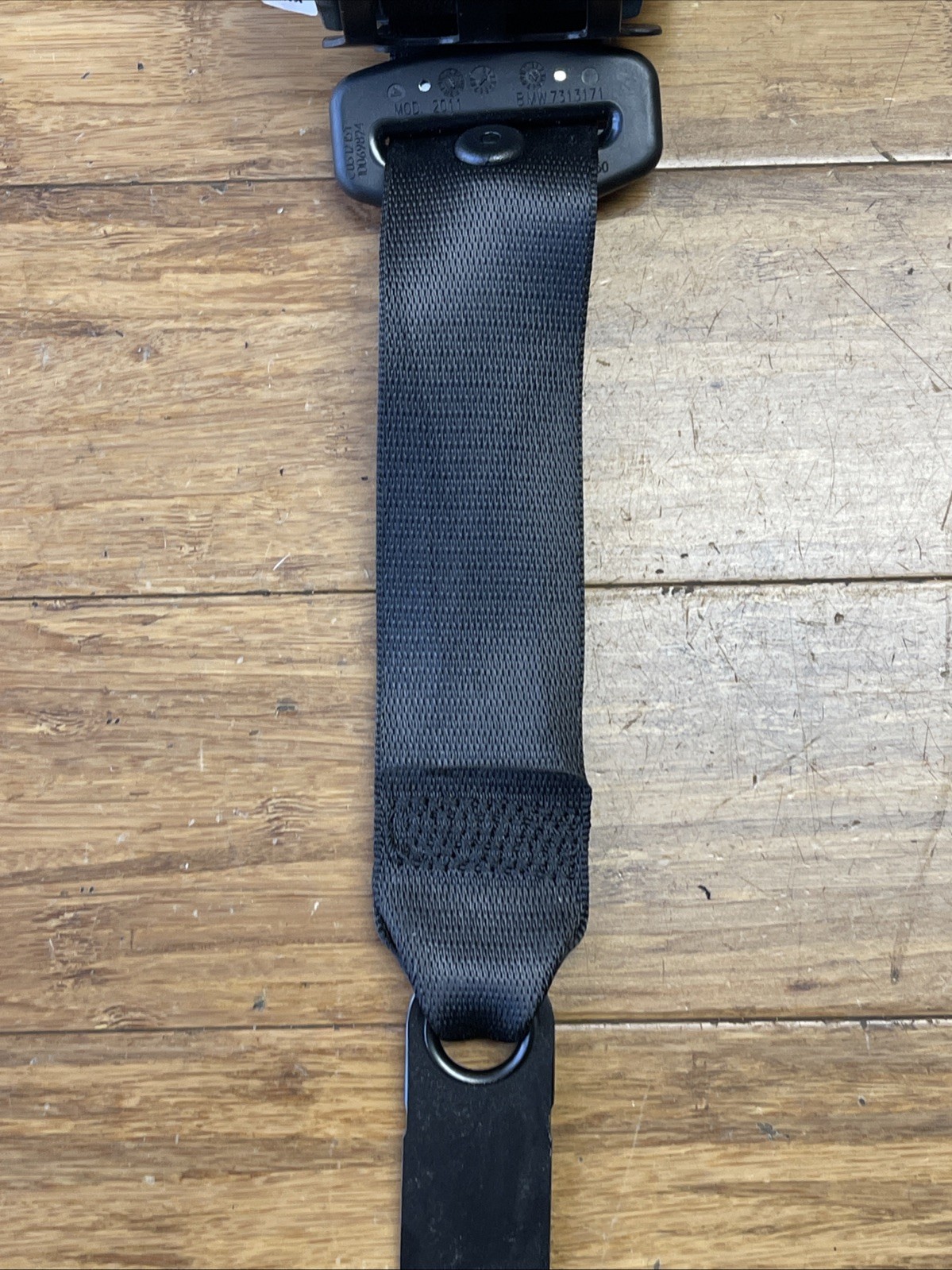 2014-2017 BMW i8 I12 Rear Right Seat Belt Retractor Black Assembly 7313171 OEM