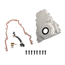 Engine Timing Cover w/Cam Sensor & Connector Harness For GM Chevy LS2 LS3 Gen IV