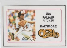 1981 Perma-Graphics/Topps Credit Cards Proof Jim Palmer #125-028 HOF