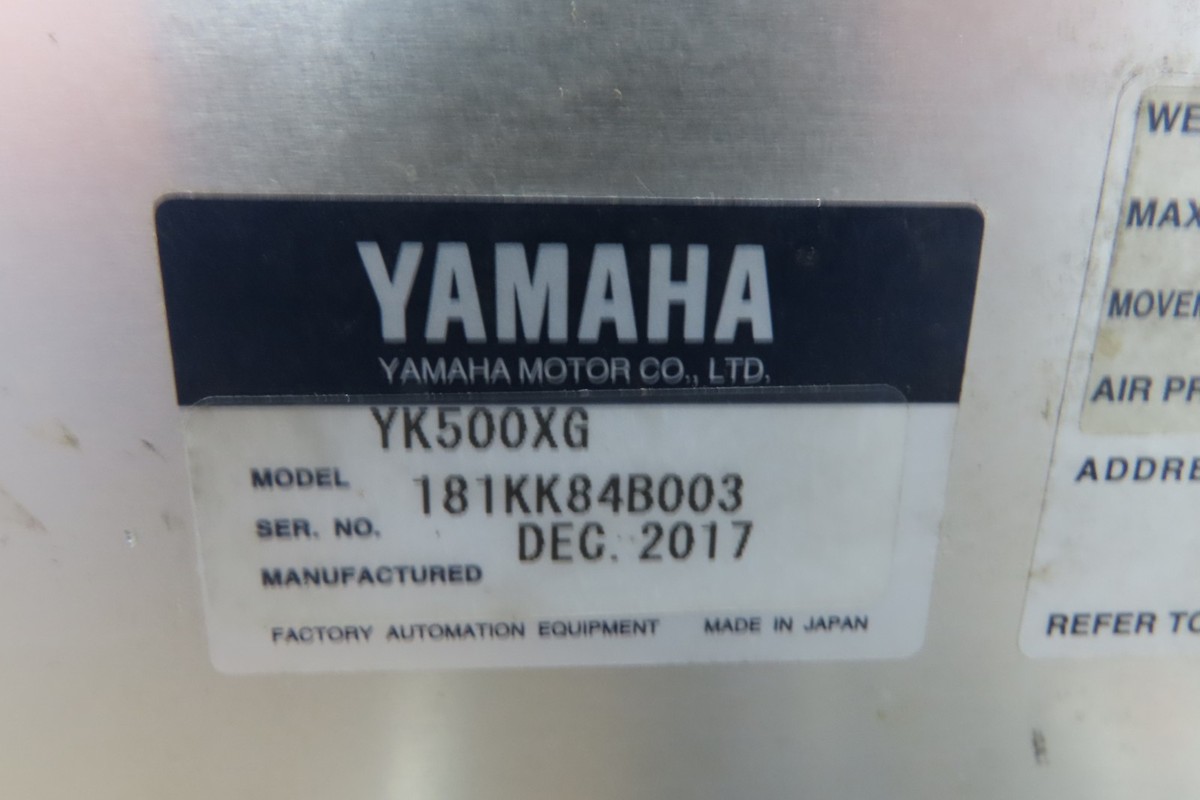 Yamaha YK500XG High Speed Robot Arm With Cables (No Controller) | eBay