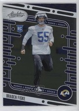 2024 Panini Absolute Rookies Braden Fiske #139 19lw