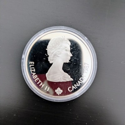 1988 Calgary Olympics $20 Silver Coin Boxed Set: Curling and