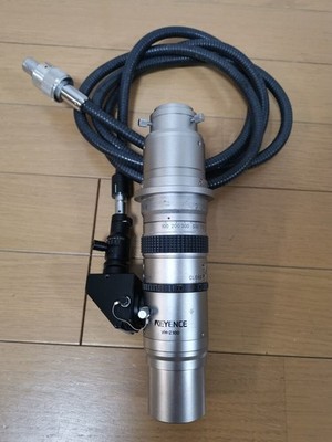 Keyence VH-Z100 100 1000x Zoom Lens + Fiber Light Cable VHX Microscope Tested