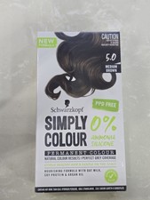 Schwarzkopf Simply Colour Permanent Hair Colour Gentle on sclap 5.0 Medium Brown