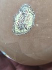 VTG Genuine Alabaster Hand Carved Jewelry Trinket Box Made in Italy Peach Floral — photo 8
