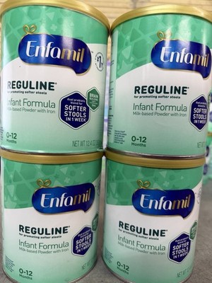 NEW Enfamil Reguline Infant Formula (4pack) 12.4oz USE BY JULY 27 (1) OCT 27 (3)