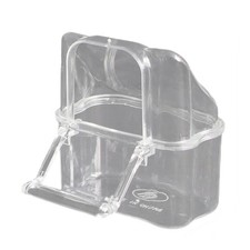 10pcs Bird Cage Feeder Clear Water Dispenser Cups for Parrots and Small Pet Bird