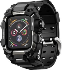Rugged Case with Band for Apple Watch 45Mm Compatible with Apple Watch Series