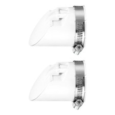 2Pcs Sewer Backflow Preventer Anti-Odor Core for 50mm/2" OD Horizontal Tube