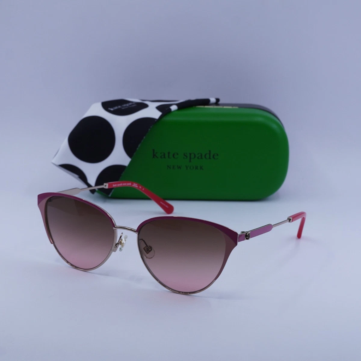 kate spade new york Cat Eye Sunglasses Red for Women for  display picture 3